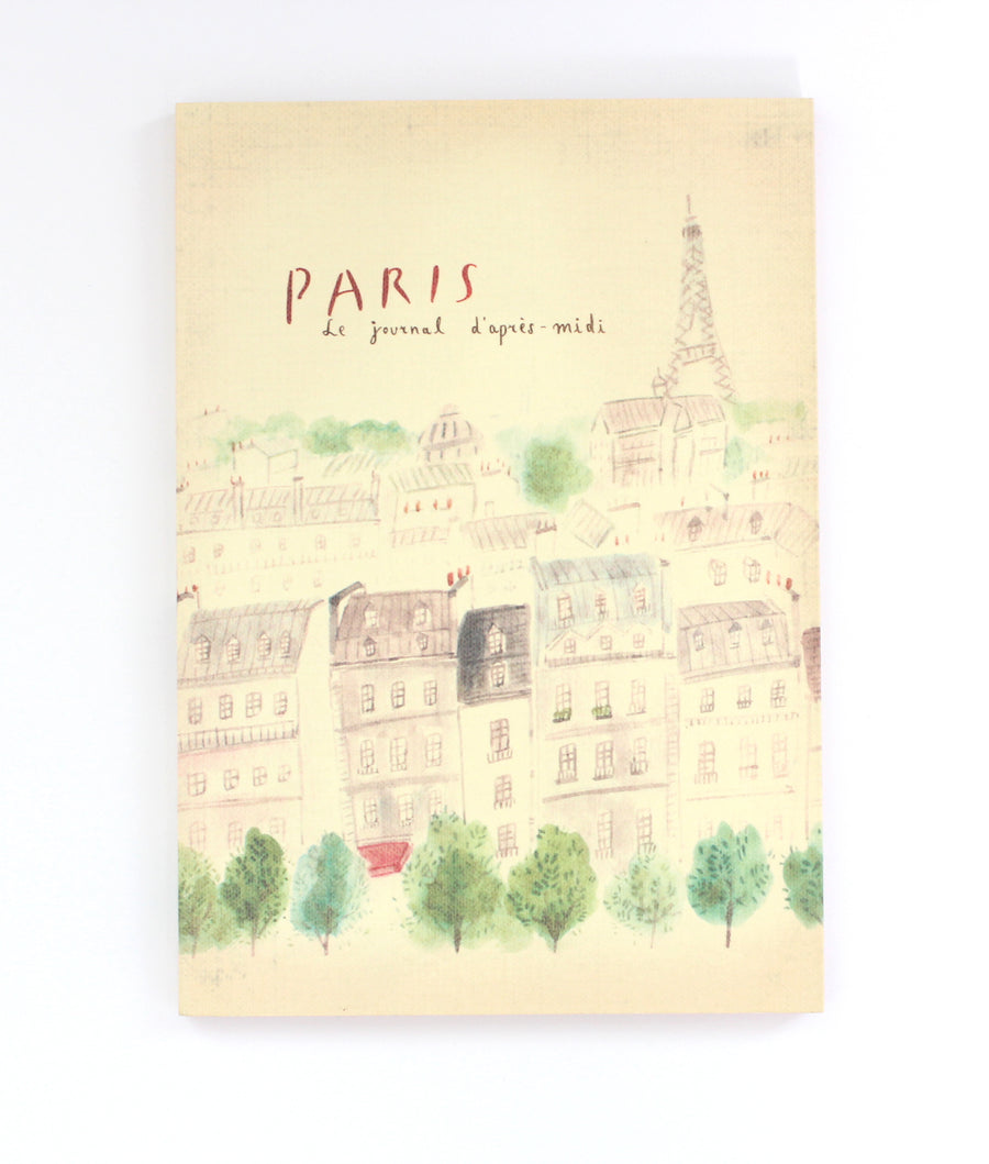 L'apres-Midi Travel Journal 96p. Paris White Back Ground Photo
