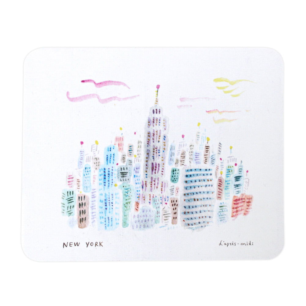 L'apres-Midi Microfiber Mouse Pad New York 02 Manhattan