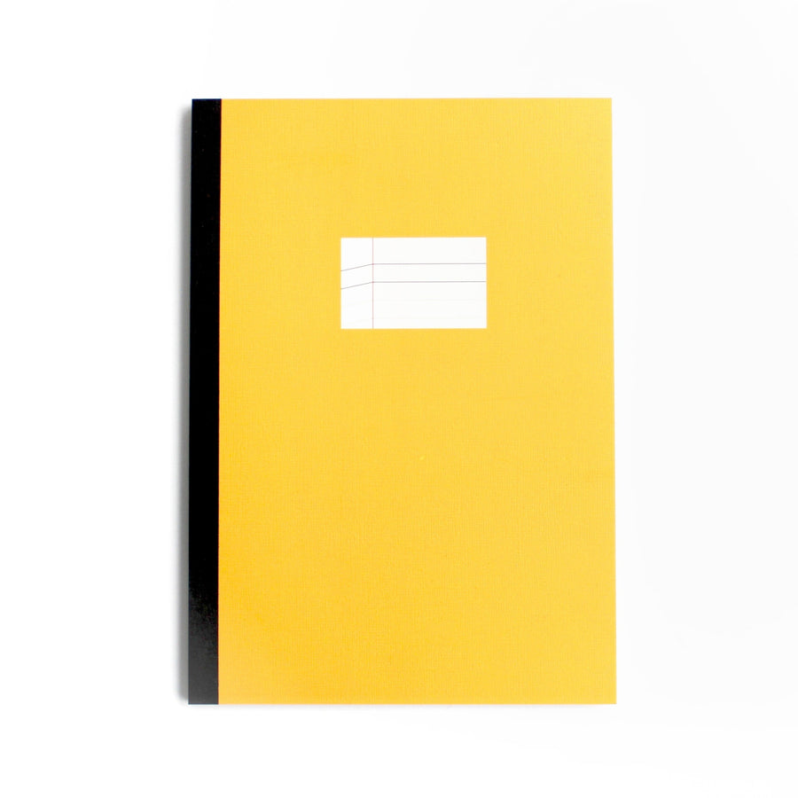 Paperways New Notebook M Edge Ruled Yellow White Back Ground Photo