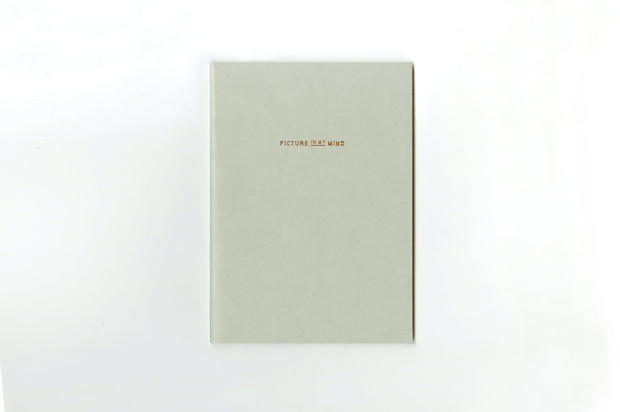 Paperways PIMM Notebook A5 Light Gray White Back Ground Photo
