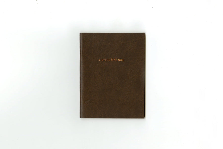 Paperways PIMM Notebook A6 Dark Brown White Back Ground Photo