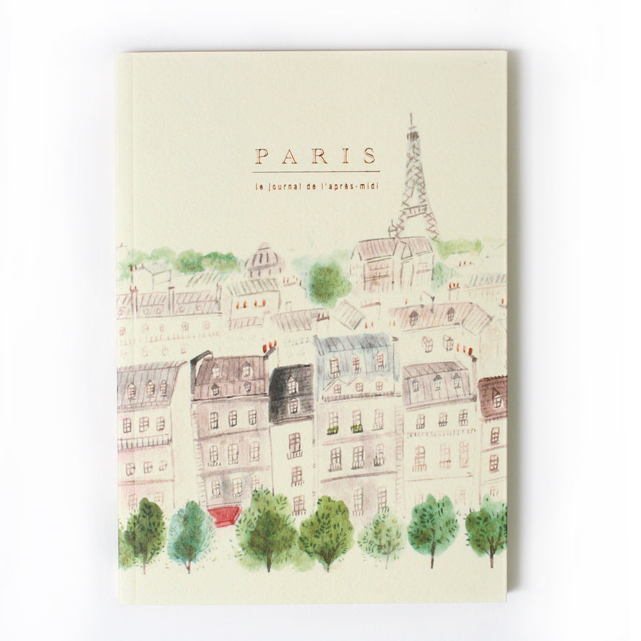 L'apres-Midi Travel Journal 128p. France 01 Paris White Back Ground Photo