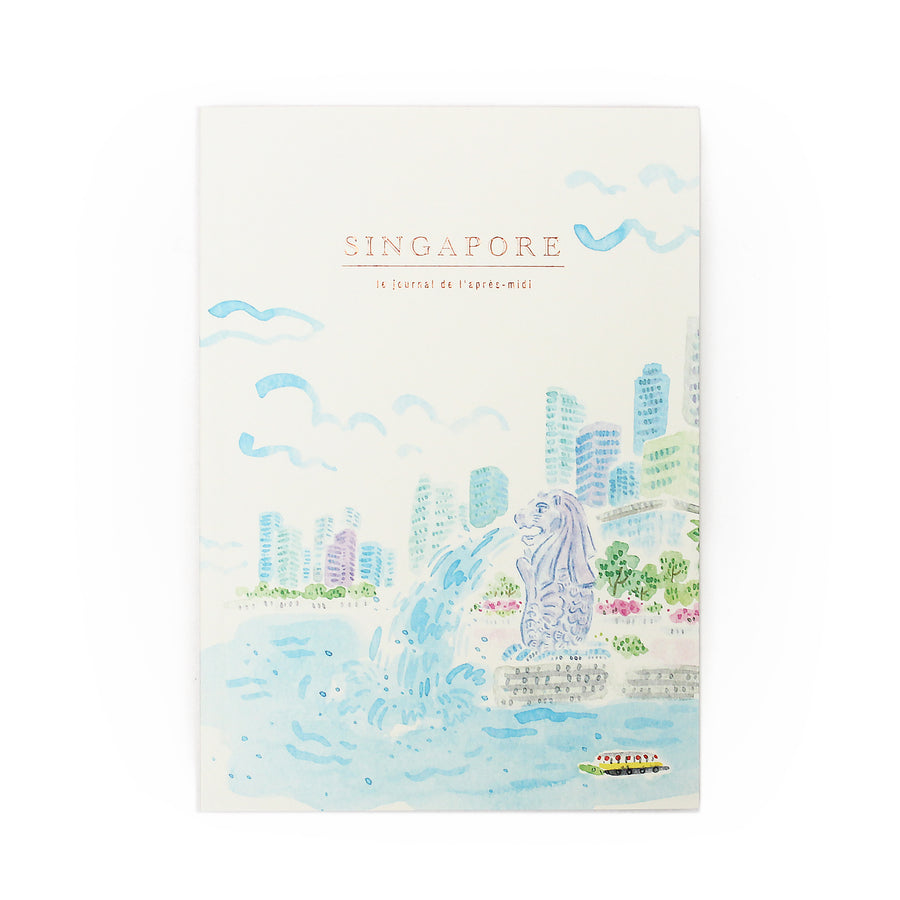 L'apres-Midi Travel Journal 128 p. Singapore 01 Mirana Bay White Background Photo