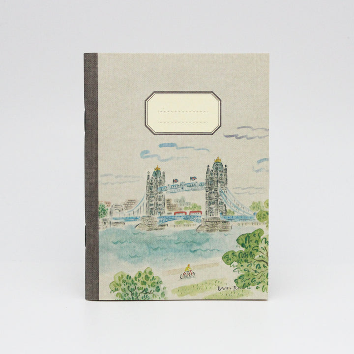 Notebook with a design of Tower Bridge on the cover
