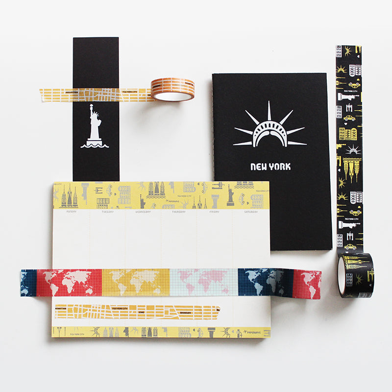 Paperways Masking Tape 1.2 in. New York Pattern Lifestyle Photo