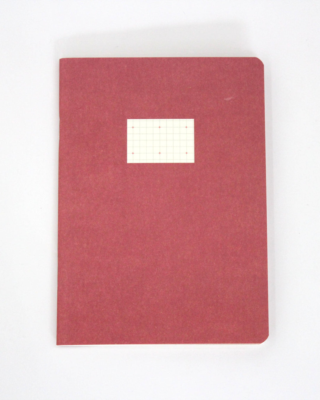 Paperways Compat Notebook 01 Cross Grid Red White Back Ground Photo