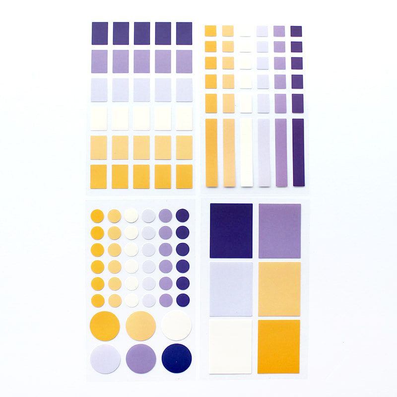 Paperways Palette Sticker Set La La Land White Background Photo