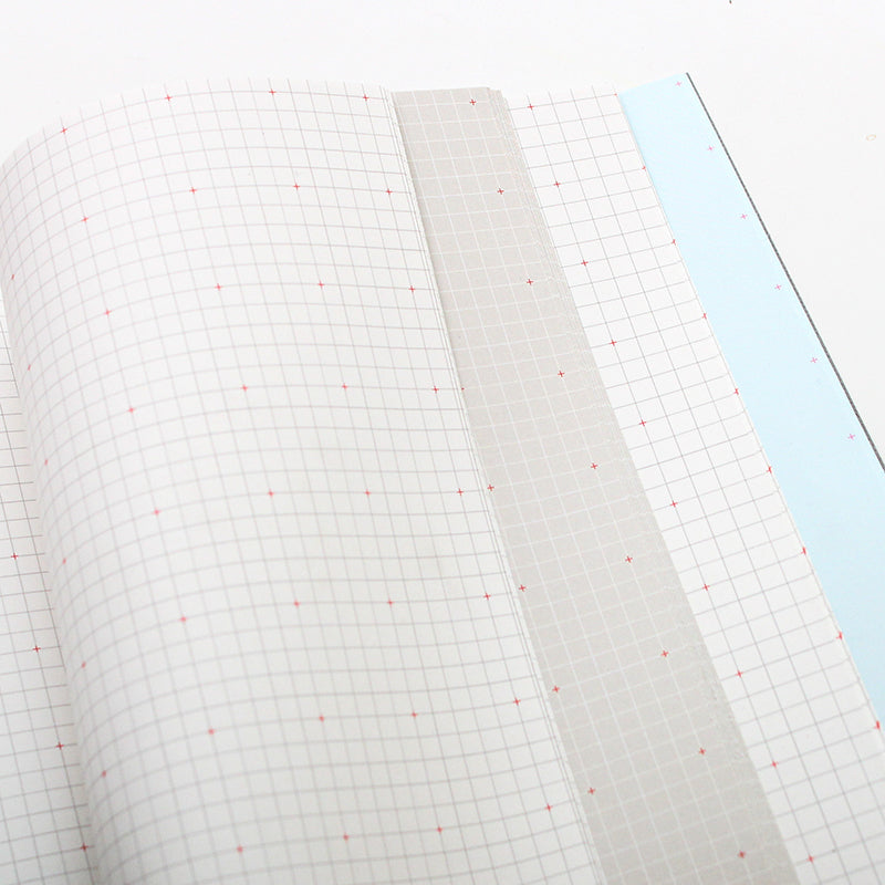 Paperways Patternism Journal 02 Cross Grid Inside White Back Ground Photo