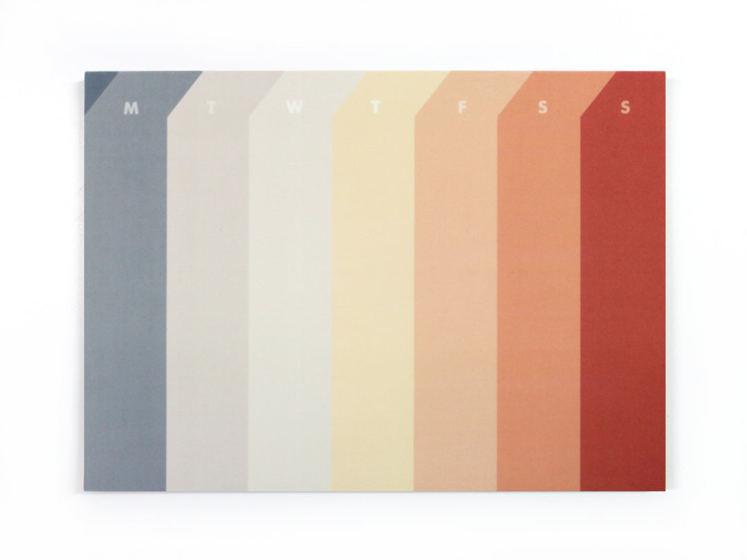 Paperways Palette Weekly Pad Before Sunset White Background Photo