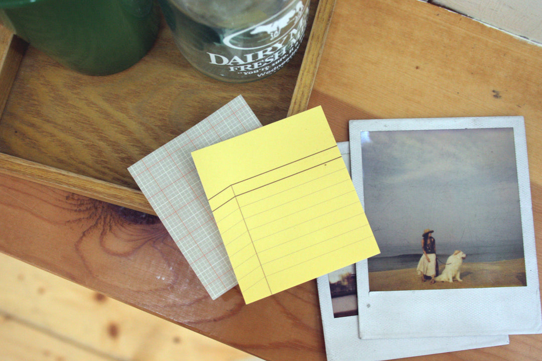 Paperways Gluememo Duo Ruled & Folded White Background Photo