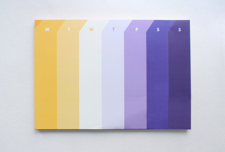 Paperways Palette Weekly Pad La La Land White Background Photo