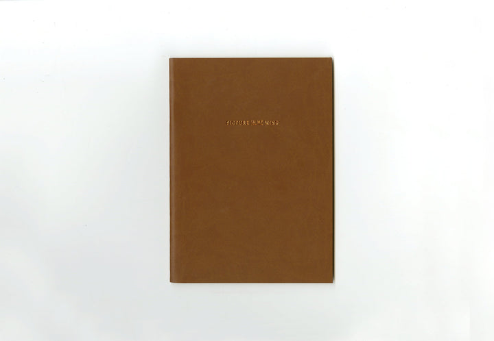 Paperways PIMM Notebook A5 Brown White Background Photo