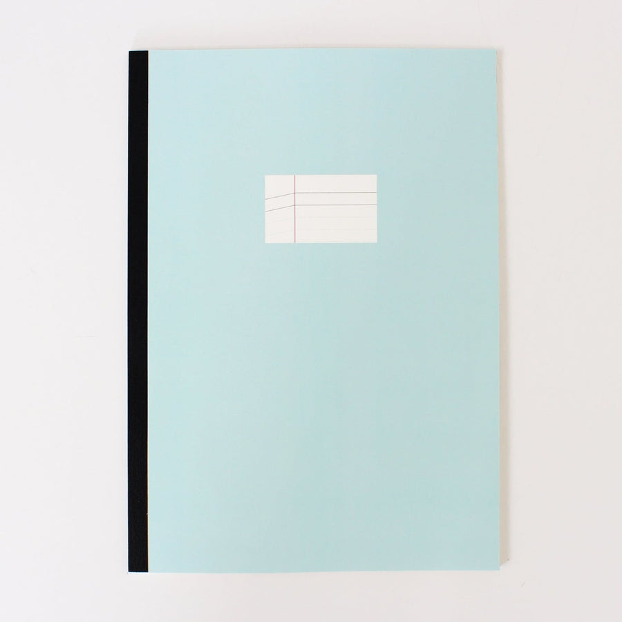 Paperways New Notebook L Edge Ruled Sky Blue White Back Ground Photo