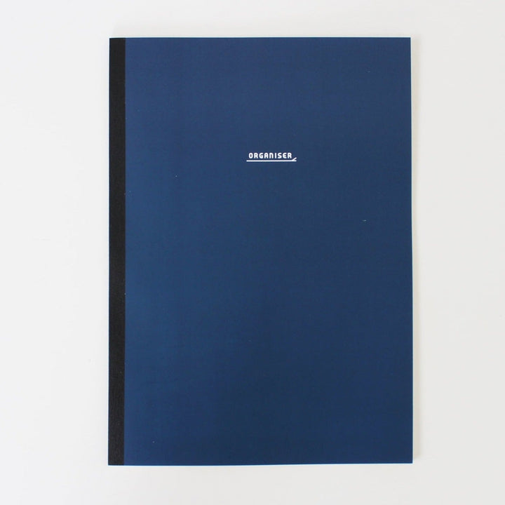 Paperways New Notebook L Organizer Navy White Background Photo