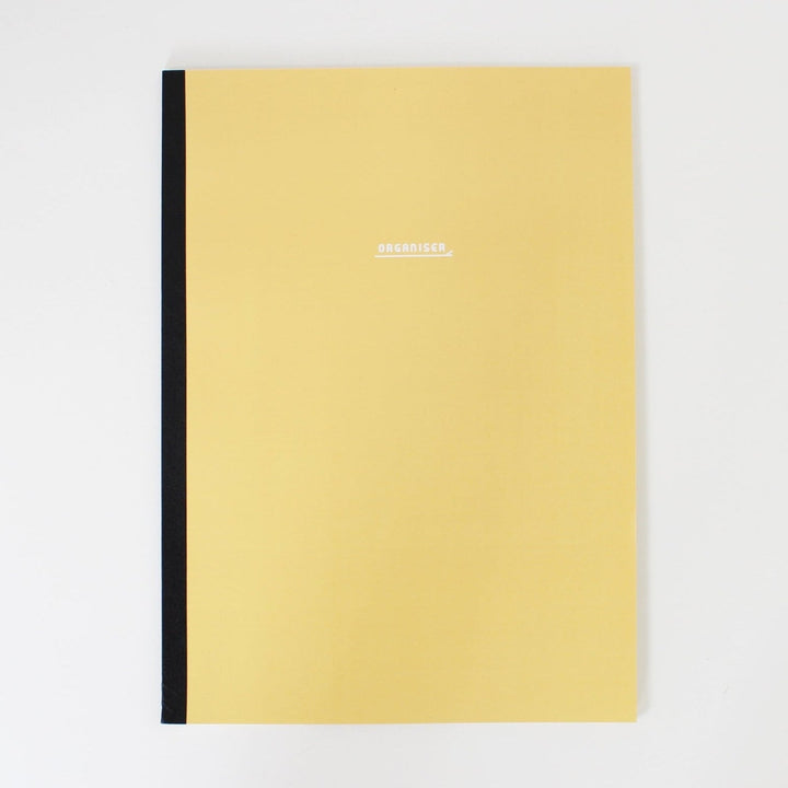 Paperways New Notebook L Organizer Flax Yellow White Background Photo