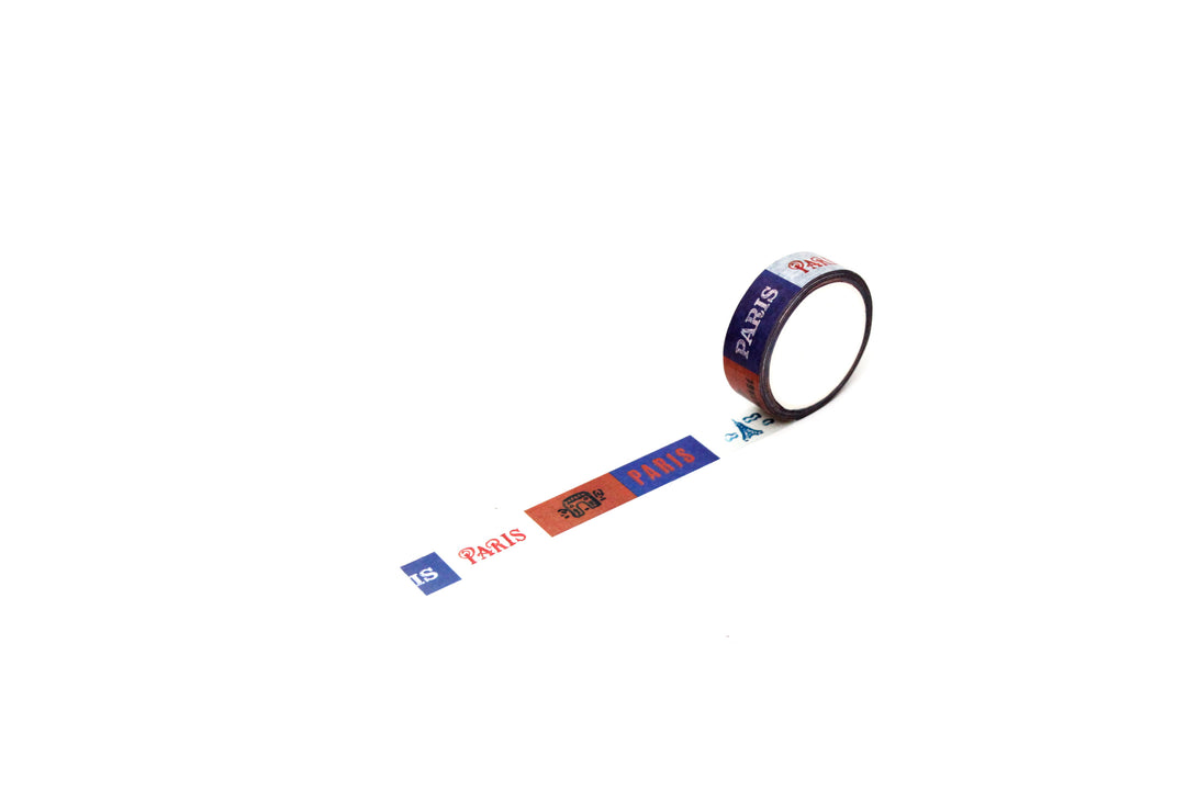 L'apres-Midi Masking Tape 0.6 in. Paris 05 Ver. 4 White Back Ground Photo